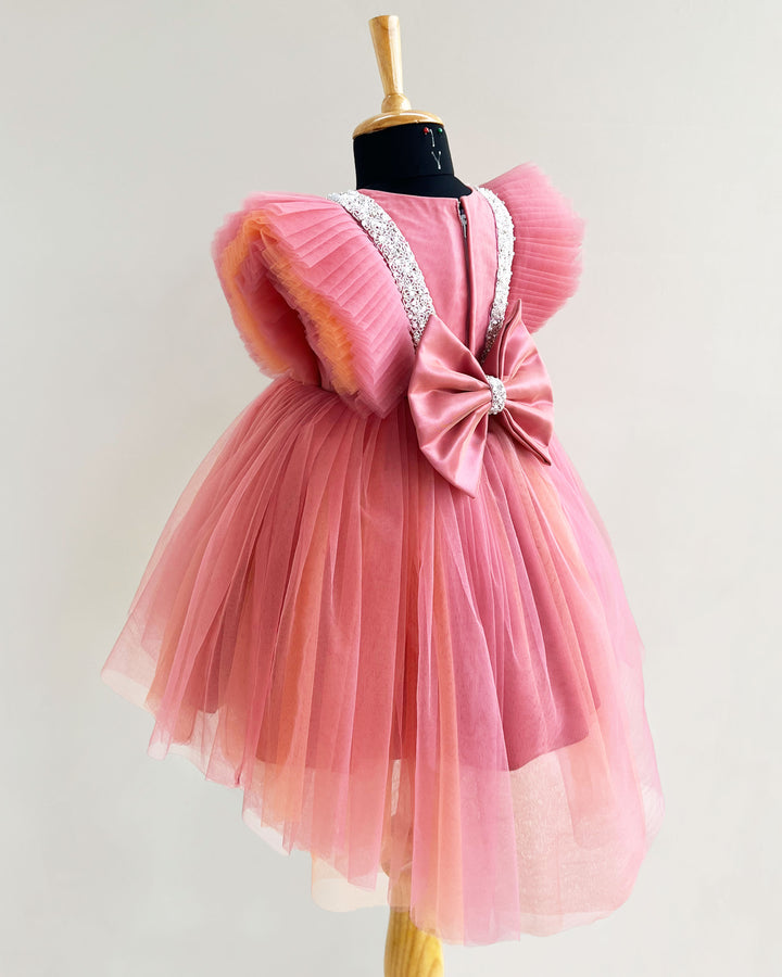 Cute birthday dress for baby girl by Stanwells Kids