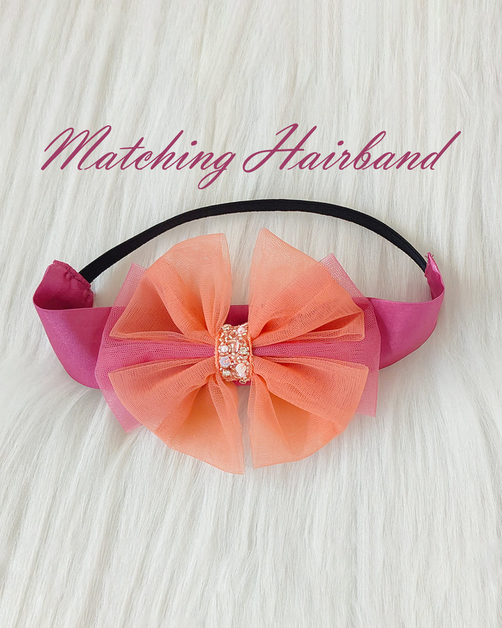 Stanwells Kids baby girl birthday dress with ruffles