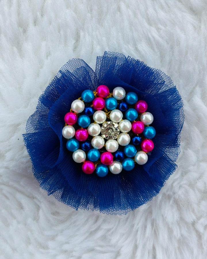 Sun Yellow & Navy blue combo Paris Handwork Birthday Gown
Material: Sun Yellow & Navy blue soft nylon net is used for making this beautiful Gown .Yoke portion of the gown is designed with yellow net with multi colours