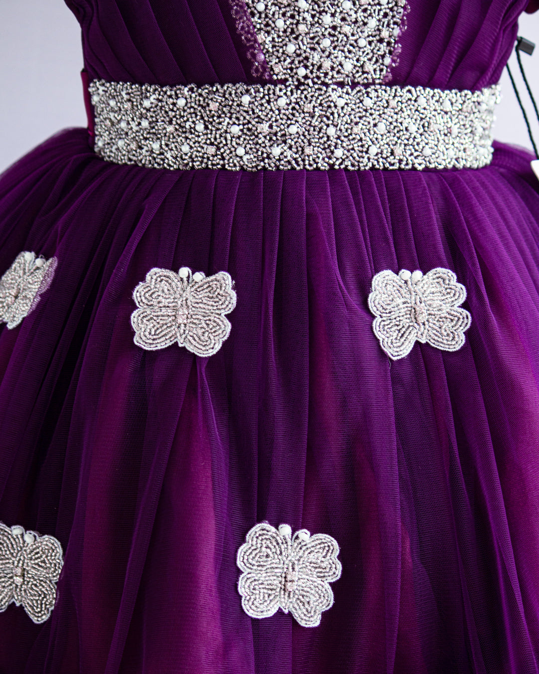 Heavy birthday partywear frock, 1 year birthday dresses online, partywear online india, best selling trending designs for kids, stanwells kids, handwork frocks, butterfly dresses for girls, buget buy kids dresses