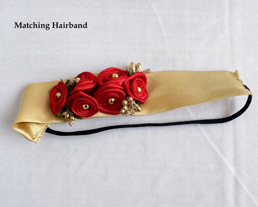 Golden Shade Handwork Baby-Girls Partywear Flower Frock
Material : Golden shade handwork party wear birthday flower frock is made with soft nylon net fabric. The yoke portion of the frock is designed in a simple look wit