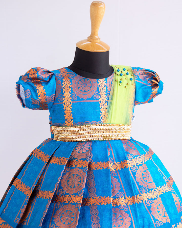 kids frock online | blue frock | birthday dresses | 1 year birthday | partywear frocks online | trending kids dresses | handwork frocks | customised kids designs | saree froks | designer frocks | kids dresses india | kids clothing online delivery | stanwells kids