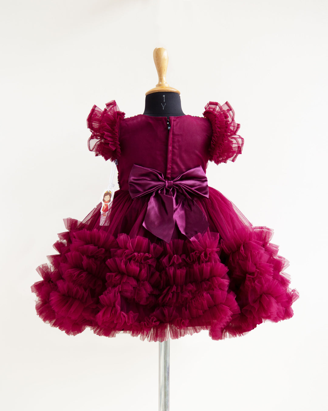 grapevine frocks | kids dresses| stanwells kids | birthday dresses kids | purple dresses handwork frocks | collar frocks