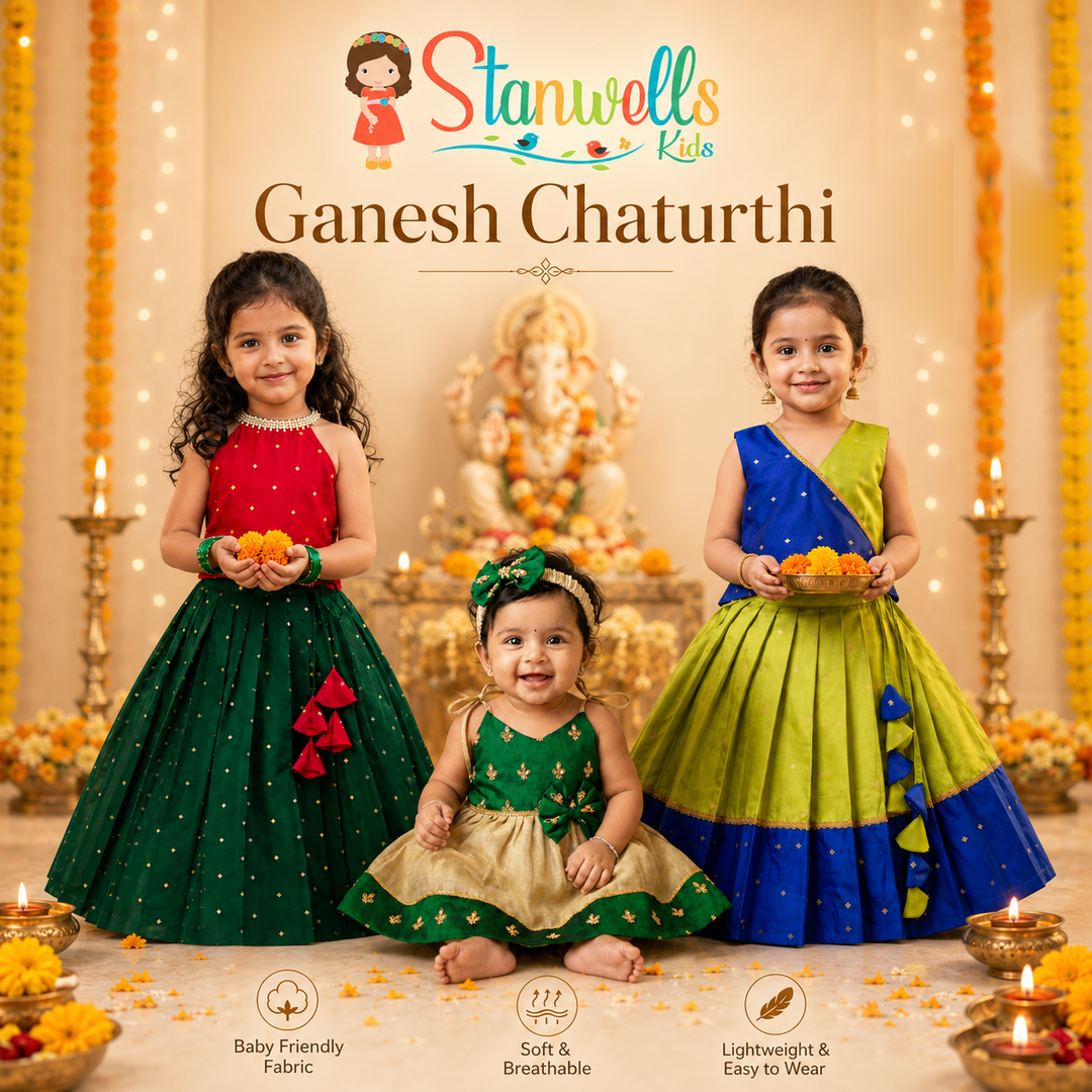 Ganesh Chaturthi 2026: Ethnic Dress Guide for Baby Girls