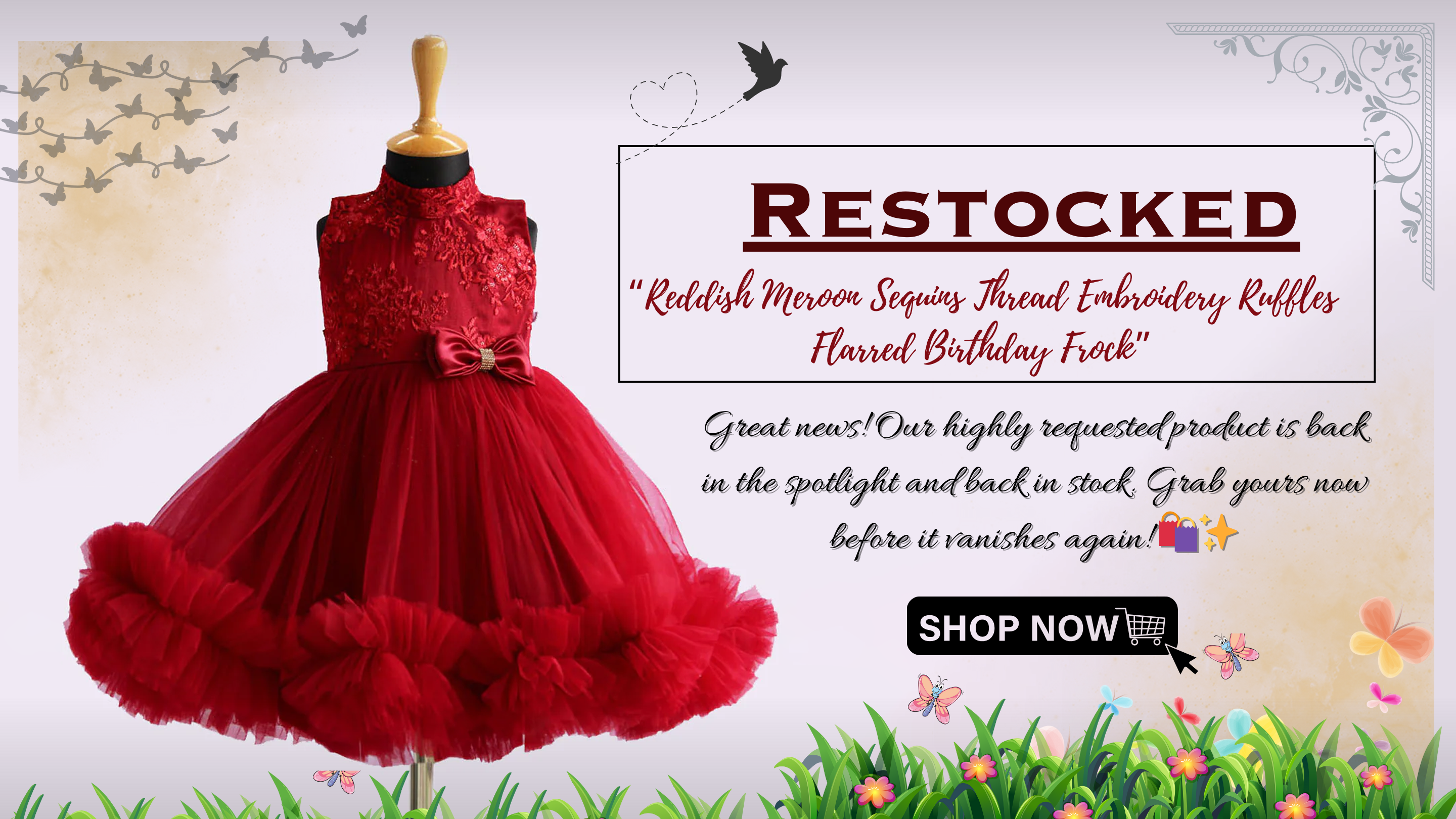 Baby top frock online