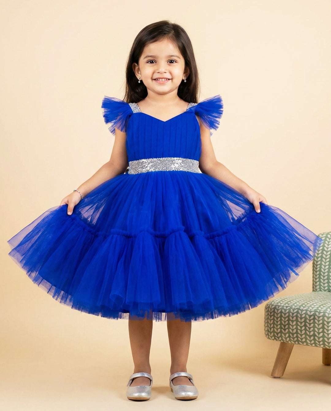 Royal Blue Dress For Baby Girl Royal Blue Handwork Birthday Dress For Baby Girls Stanwells Kids Royal Blue Dress For Baby Girl Royal Blue Handwork Birthday Dress For Baby Girls Stanwells Kids