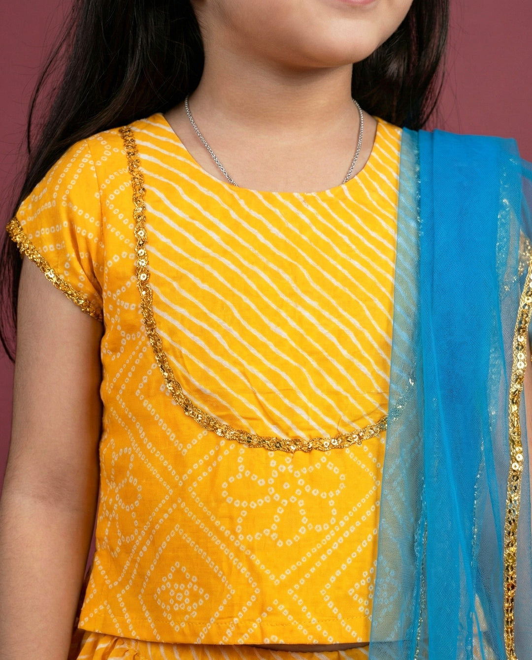 yellow printed cotton lehenga choli, stanwells kids, baby girls dresses online. ethnic lehenga cholis, cotton dresses for kids
