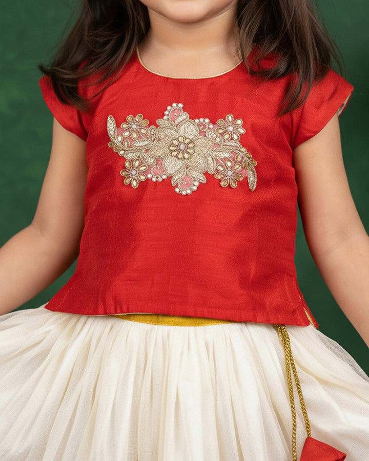 Kerala lehenga choli birthday dress for baby girl

cream maroon traditional kids lehenga

baby girls Kerala festive outfit

toddler ethnic lehenga choli

Stanwells Kids Kerala lehenga dress