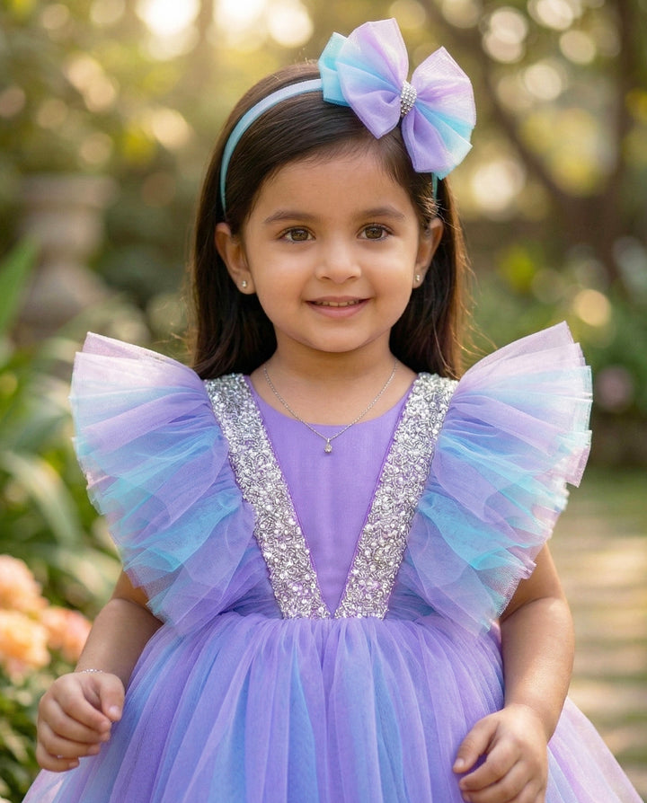 sky blue lavender birthday dress for baby girls
baby girl party frock sky blue lavender dress
cute birthday outfit for baby girl party wear
stylish baby girl occasion dress frock
toddler girl birthday dress sky blue lavender