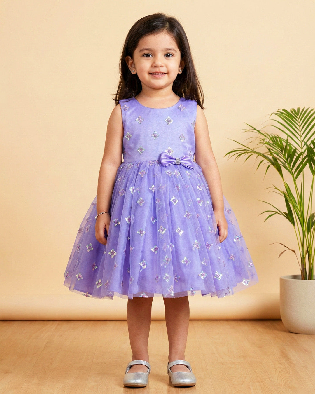 Lavender sequin embroidery frock for baby girls

Partywear birthday dress for toddlers

Elegant lavender birthday frock for girls

Sequin embellished dress for kids

Baby girls festive wear frock

Stanwells Kids lavender party dress

Designer sequin birthday outfit for baby girls