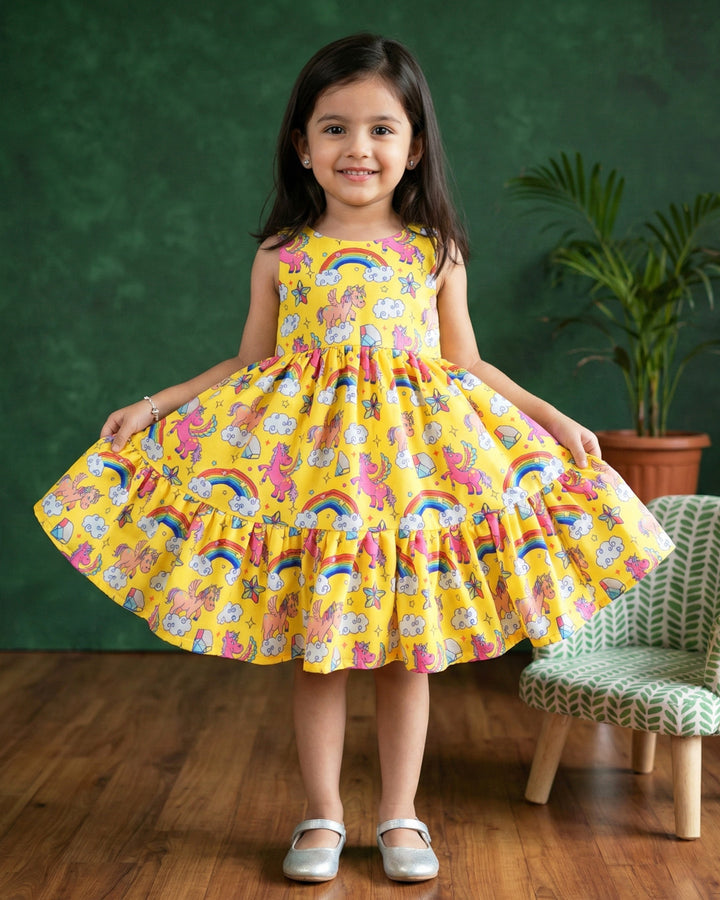 unicorn print birthday dress for baby girl

rayon unicorn frock for kids

cute unicorn dress toddler girl

baby girls unicorn printed frock

Stanwells Kids unicorn birthday dress