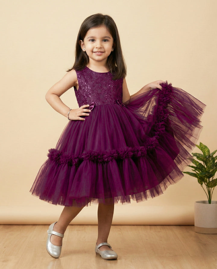 "Baby girl birthday dress, party outfit, toddler celebration dress, stylish baby dress"