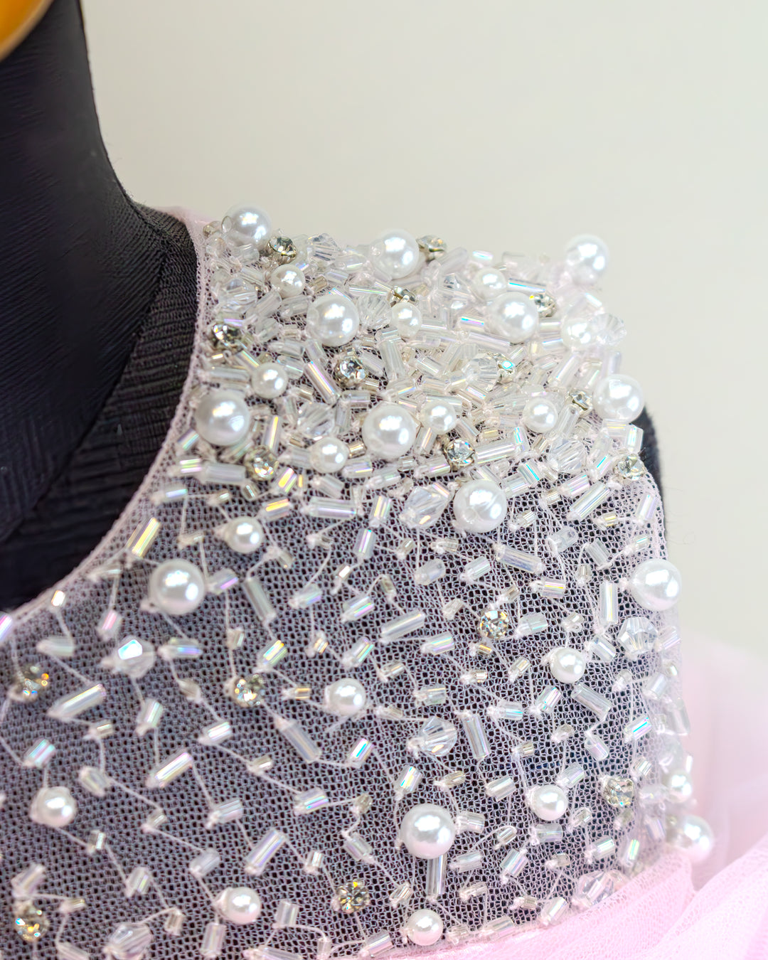 Baby pink premium baby girls birthday frock, party wear dress for girls