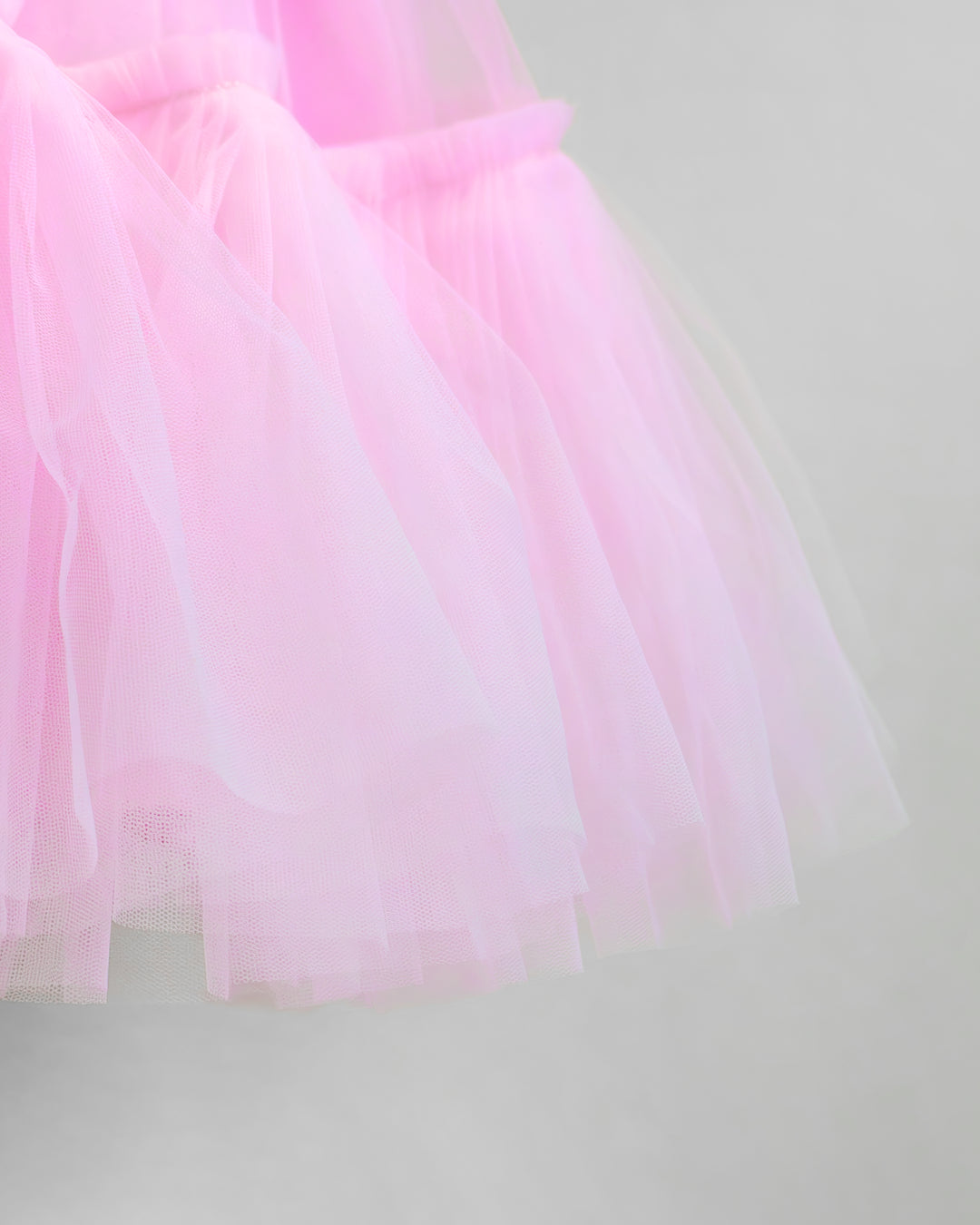 Baby pink premium baby girls birthday frock, party wear dress for girls