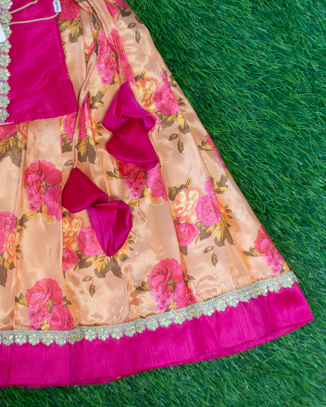 Coral Floral Lehenga Festive Wear Toddler Girl – Stanwells Kids