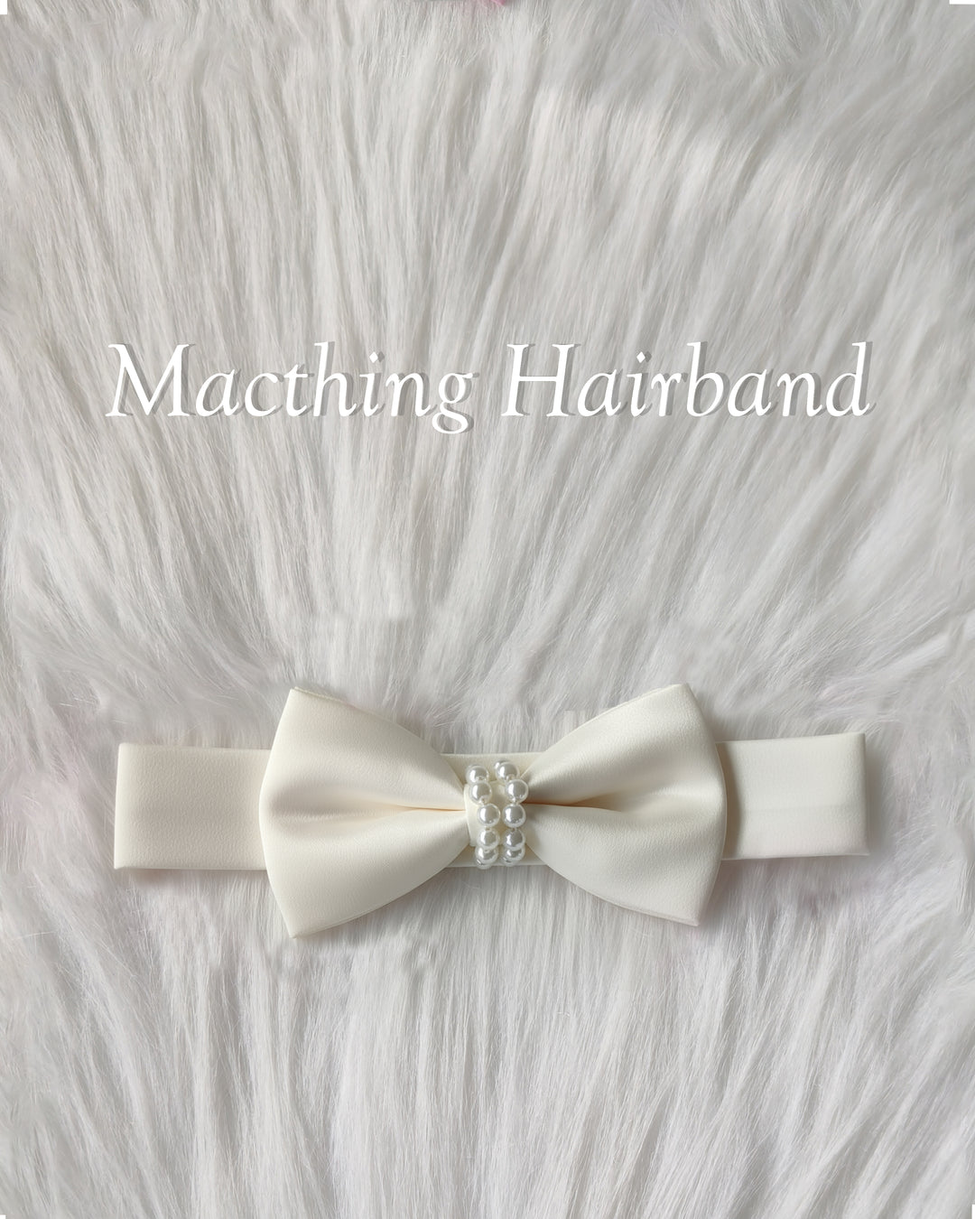 Cream shade silky satin baby girl birthday dress, western style frock, kids party wear dress, box pleated birthday outfit for girls