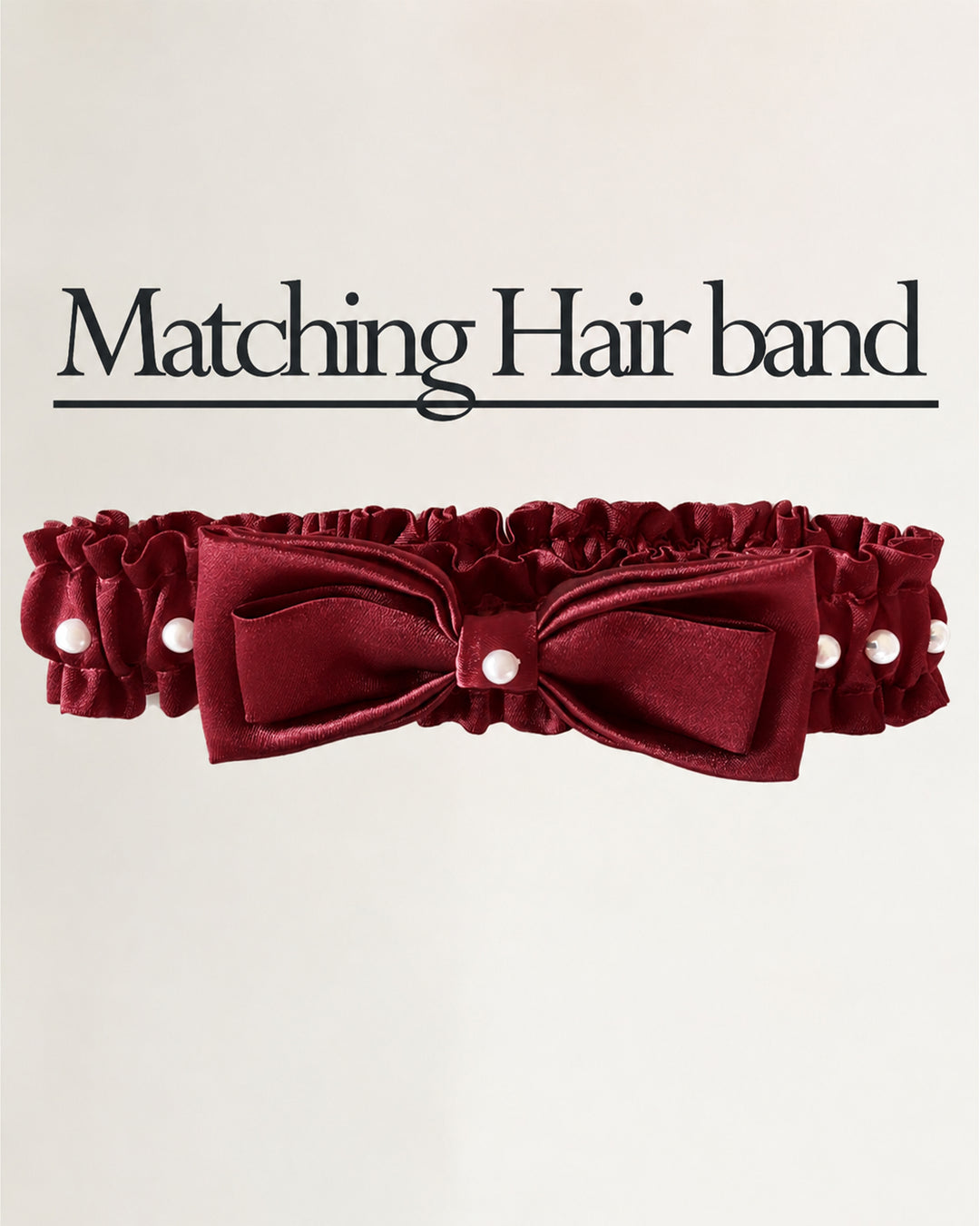 Premium dark maroon burgundy gown detail shot – Stanwells Kids