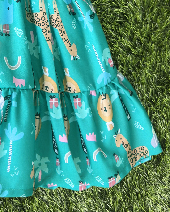 giraffe print baby girls birthday dress

rayon printed frock for baby girl

animal print kids dress for girls

toddler girls giraffe frock

Stanwells Kids printed birthday dress