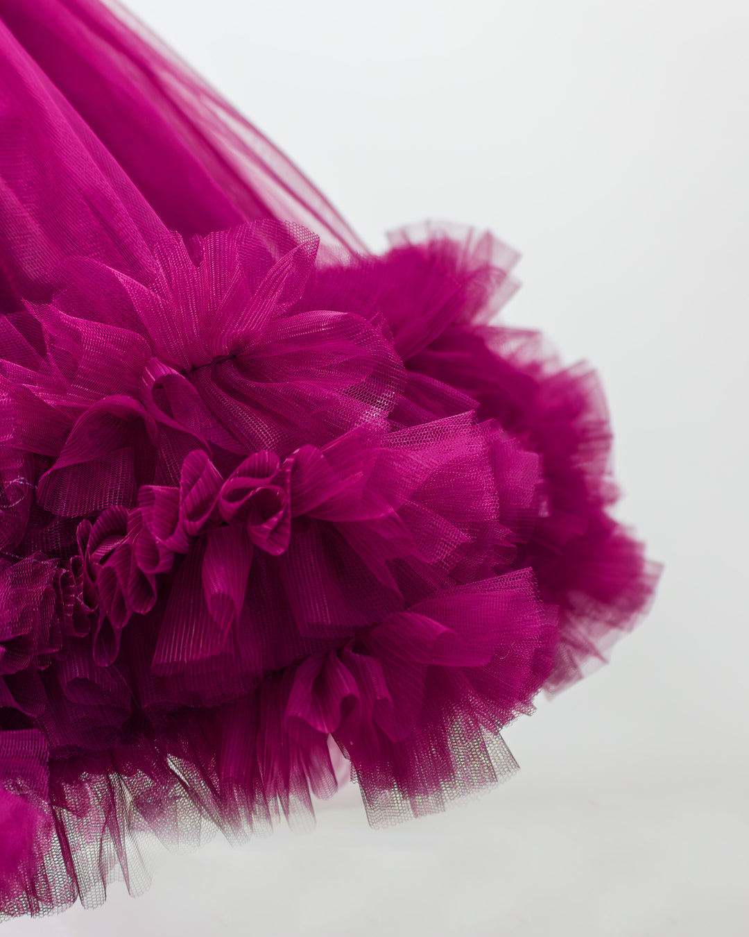 Grapevine Shade Baby Girls Birthday Dress, Heavy Handwork Party Wear Frock, Elegant Kids Outfit