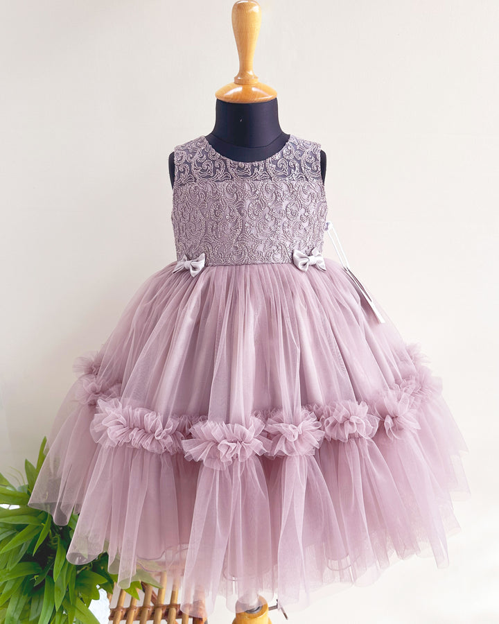 "Birthday dress for baby girls, elegant baby girl party outfit, toddler celebration dress, baby girl birthday outfit, special occasion dress for babies."