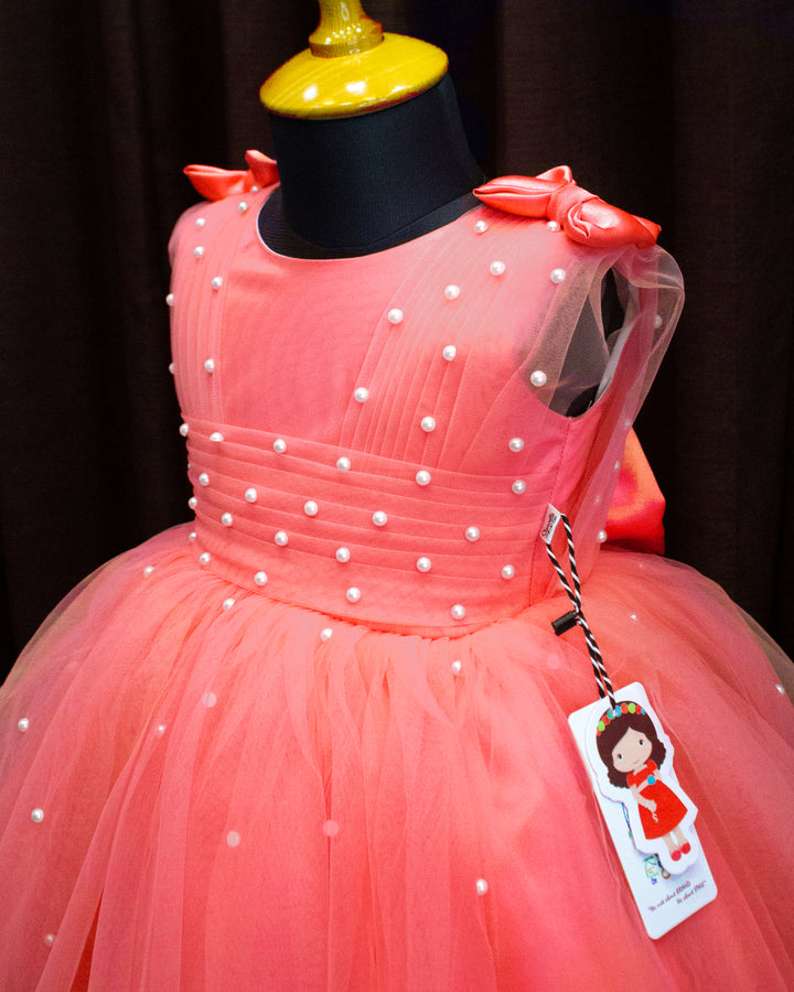 baby girl birthday dress light peach frock
pearl embroidery kids party dress
stylish baby girl party frock peach color
girls birthday outfit elegant dress
toddler birthday dress peach party wear
