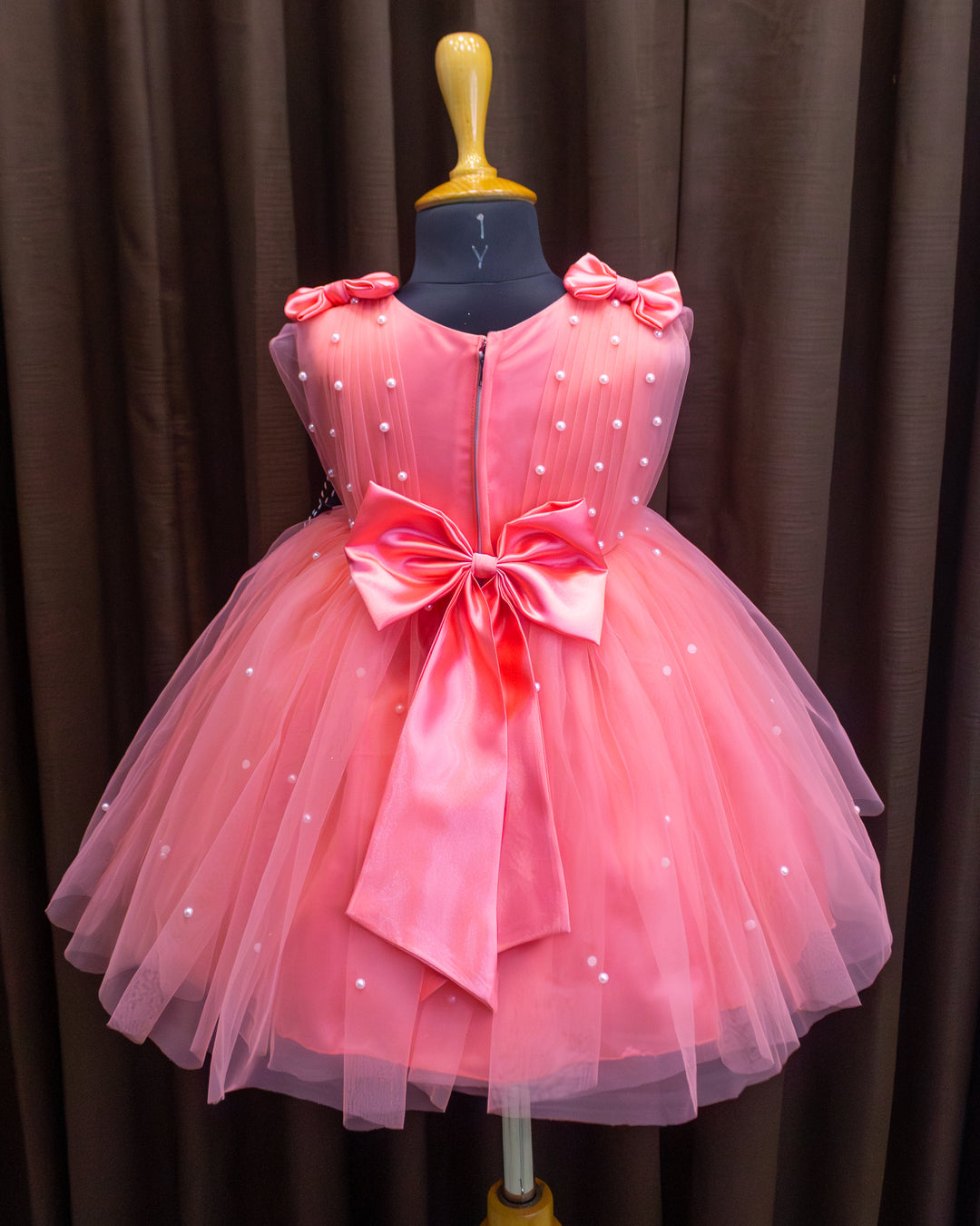 baby girl birthday dress light peach frock
pearl embroidery kids party dress
stylish baby girl party frock peach color
girls birthday outfit elegant dress
toddler birthday dress peach party wear