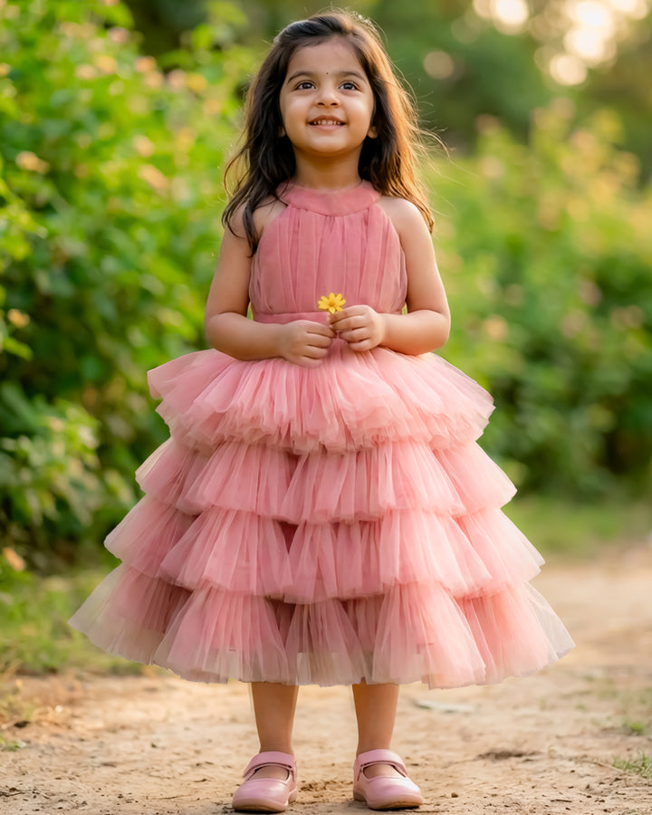 Light chocolate layered frock for baby girls birthday party dress

Stylish halter neck kids frock light chocolate colour

Baby girls birthday dress layered frock with flare

Partywear frock for girls light chocolate layered design
