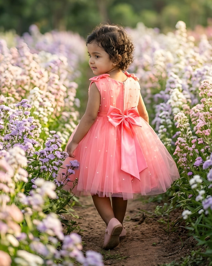 baby girl birthday dress light peach frock
pearl embroidery kids party dress
stylish baby girl party frock peach color
girls birthday outfit elegant dress
toddler birthday dress peach party wear