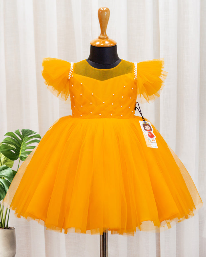 Mango yellow silk butti birthday dress for baby girls ethnic partywear frock
Baby girls mango yellow birthday frock with silk fabric festive party dress
Mango yellow baby girl partywear dress traditional silk frock for birthdays
Ethnic mango yellow birthday dress for baby girl silk butti party frock
Cute mango yellow baby girls birthday outfit festive silk partywear dress