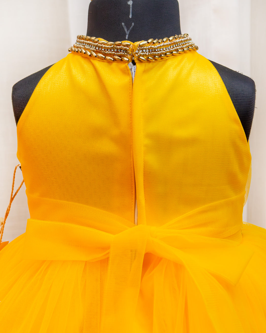 baby girl mango yellow birthday dress ruffled frock

mango yellow pleated halter neck frock for baby girl

baby girl partywear frock mango yellow ruffle dress

halter neck ruffled frock for baby girl birthday outfit

mango yellow kids frock for birthday photoshoot