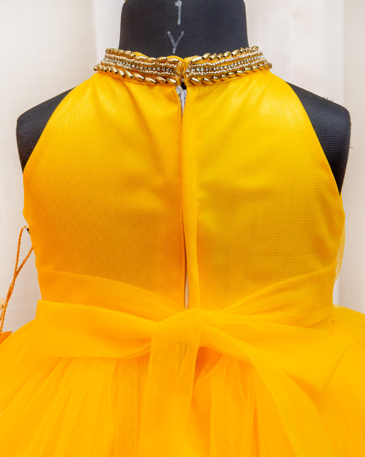 baby girl mango yellow birthday dress ruffled frock

mango yellow pleated halter neck frock for baby girl

baby girl partywear frock mango yellow ruffle dress

halter neck ruffled frock for baby girl birthday outfit

mango yellow kids frock for birthday photoshoot