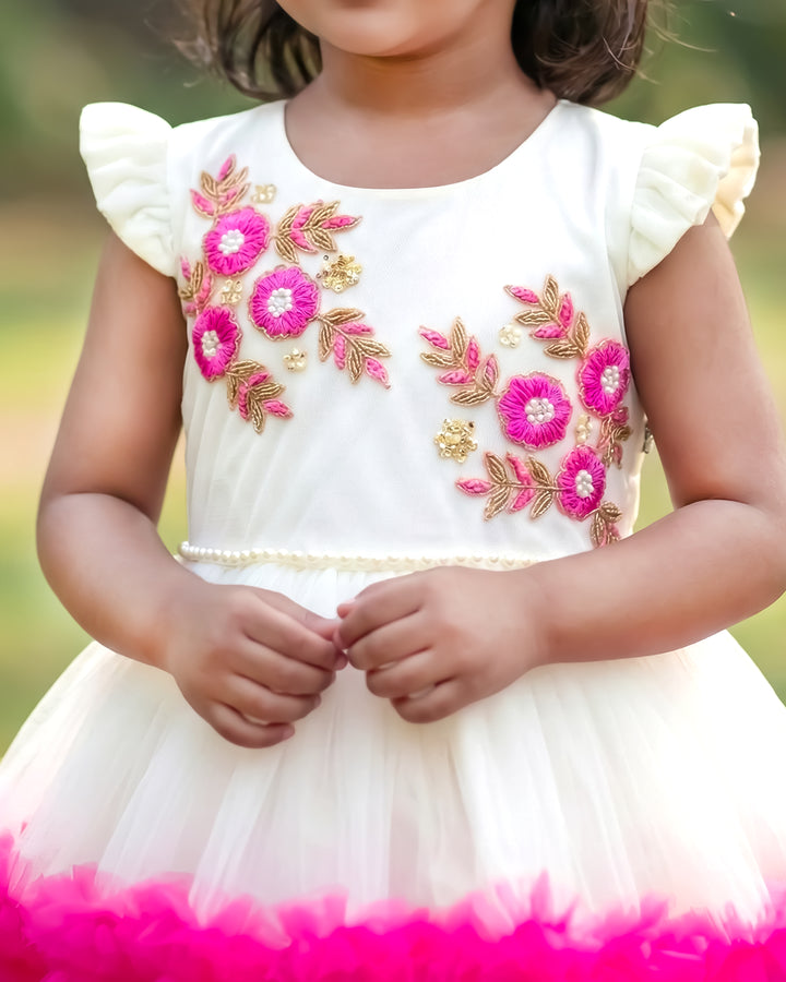 Off white peach birthday frock for baby girls partywear dress

Baby girls birthday dress off white peach floral handwork frock

Premium partywear frock for baby girl off white peach shade

Kids birthday frock with floral handwork off white peach colour