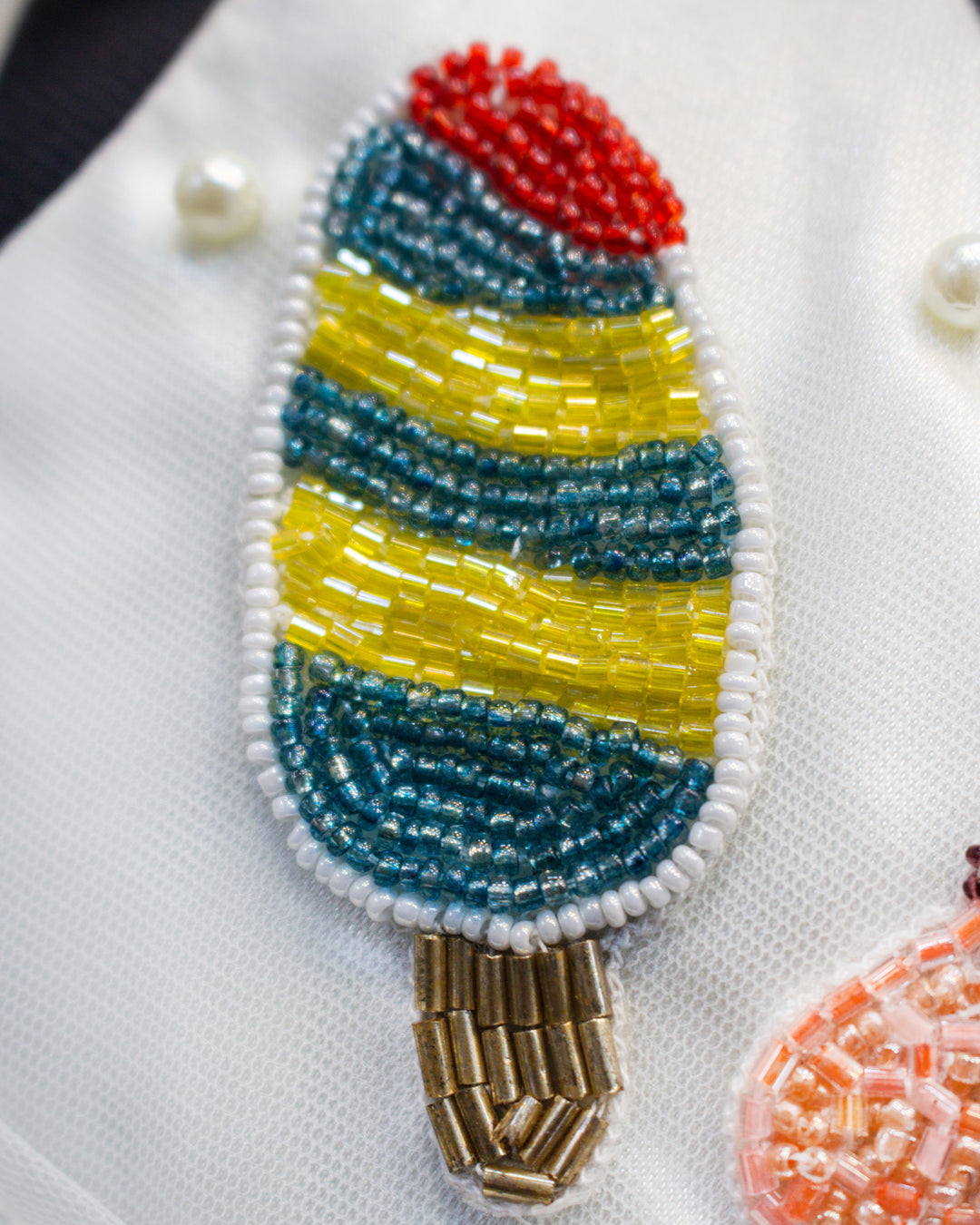 Off white candy theme frock for baby girls, premium birthday dress, partywear dress, Stanwells Kids