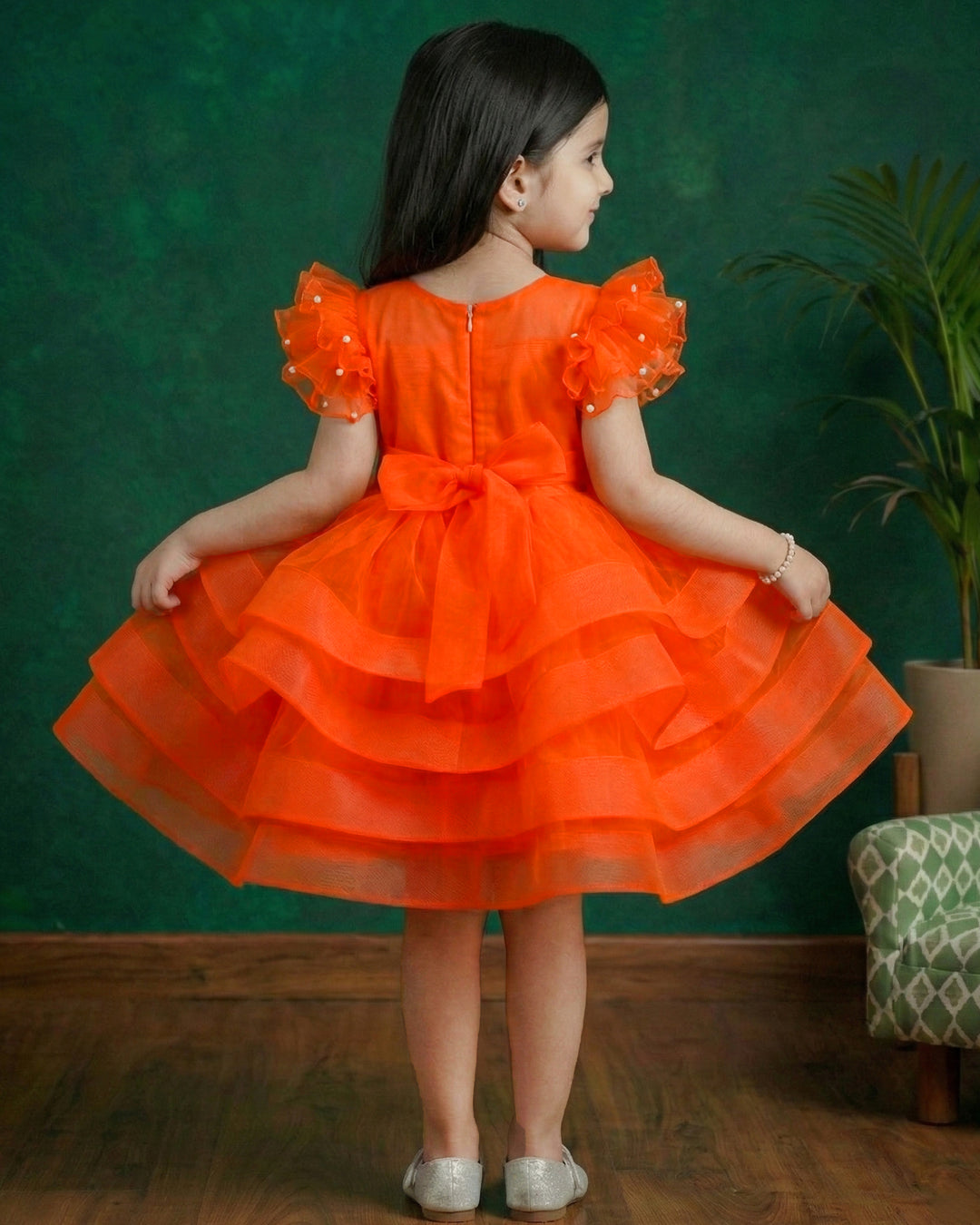 orange heavy handwork baby girls birthday dress step frock

baby girl premium party wear orange frock for birthday

toddler girl designer birthday party frock with handwork

kids orange step frock heavy work special occasion dress

orange partywear birthday frock for baby girl photoshoot
