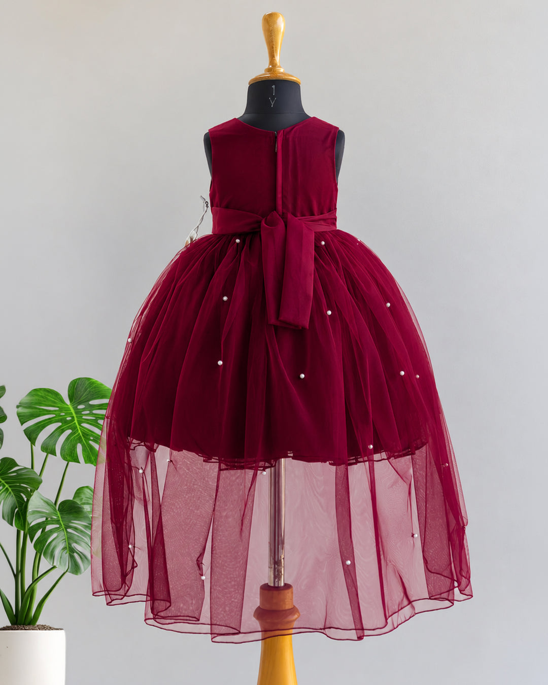 Full look – grapevine party wear tail frock for baby girl, Stanwells Kids