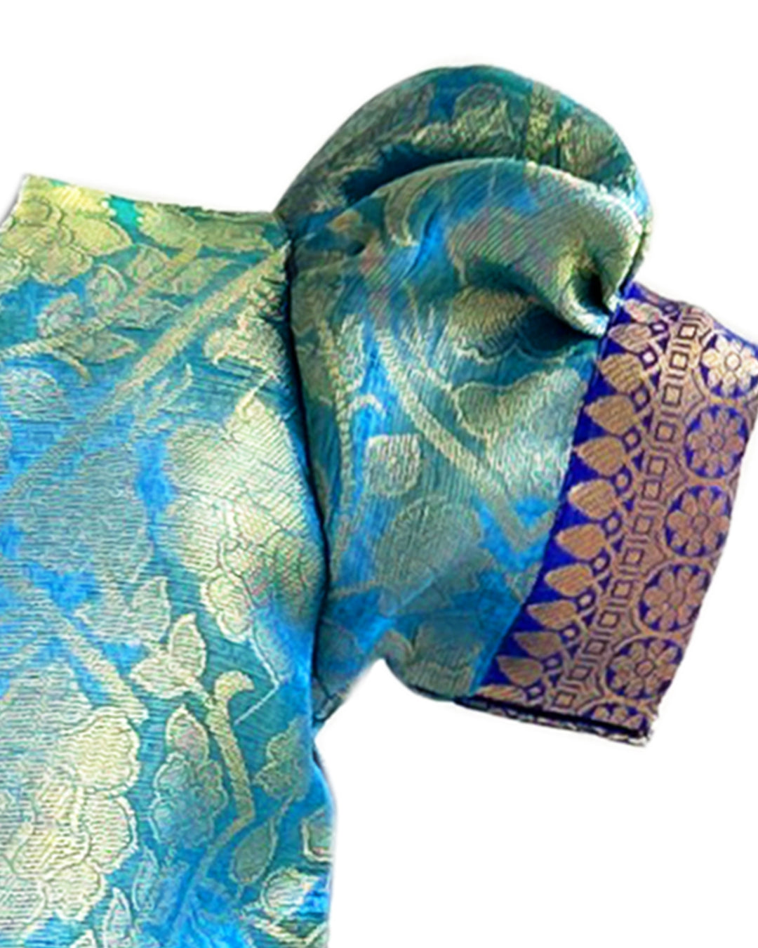 Peacock blue Banarasi silk lehenga choli for baby girls

Traditional puff sleeve dress for kids

Banarasi silk birthday dress for girls

Baby girls ethnic wear lehenga

Festive partywear dress for toddlers

Peacock blue traditional frock for baby girls

Stanwells Kids Banarasi birthday collection