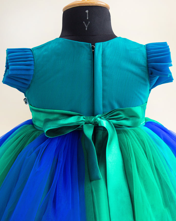 Peacock blue birthday dress for baby girls

Floral partywear frock for kids

Designer dress for girls, peacock blue

Baby girls birthday outfit 6M–8Y

Comfortable party frock for toddlers

Girls festive wear dress peacock blue

Kids floral designer gown

Stanwells Kids partywear dress