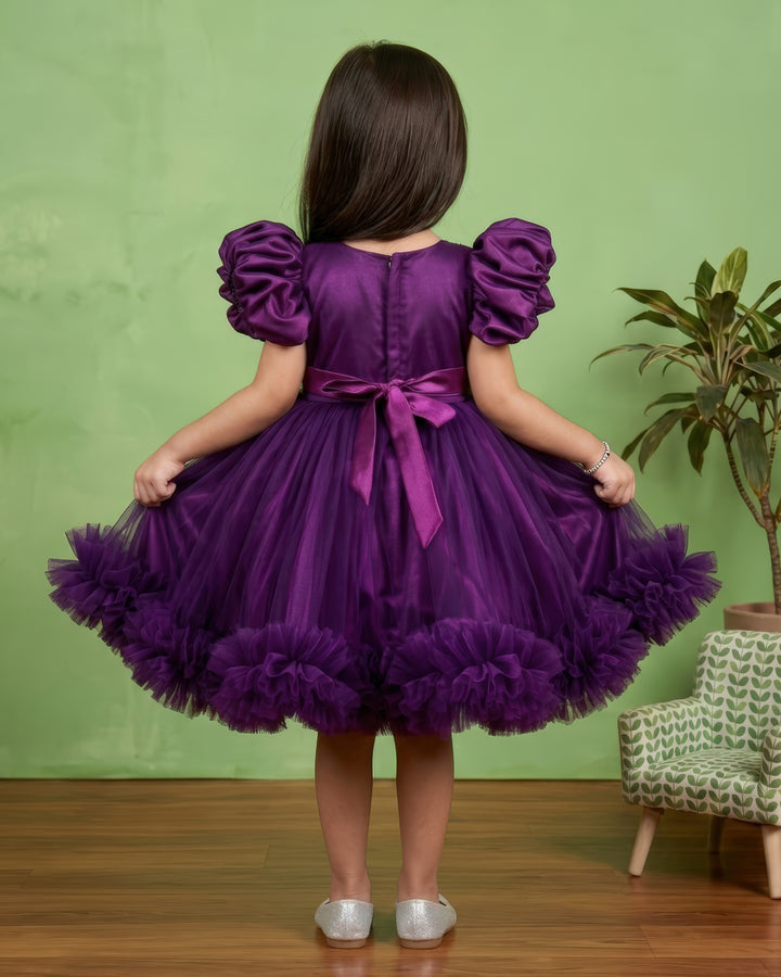 Heavy birthday partywear frock, 1 year birthday dresses online, partywear online india, best selling trending designs for kids, stanwells kids, handwork frocks, butterfly dresses for girls, buget buy kids dresses
