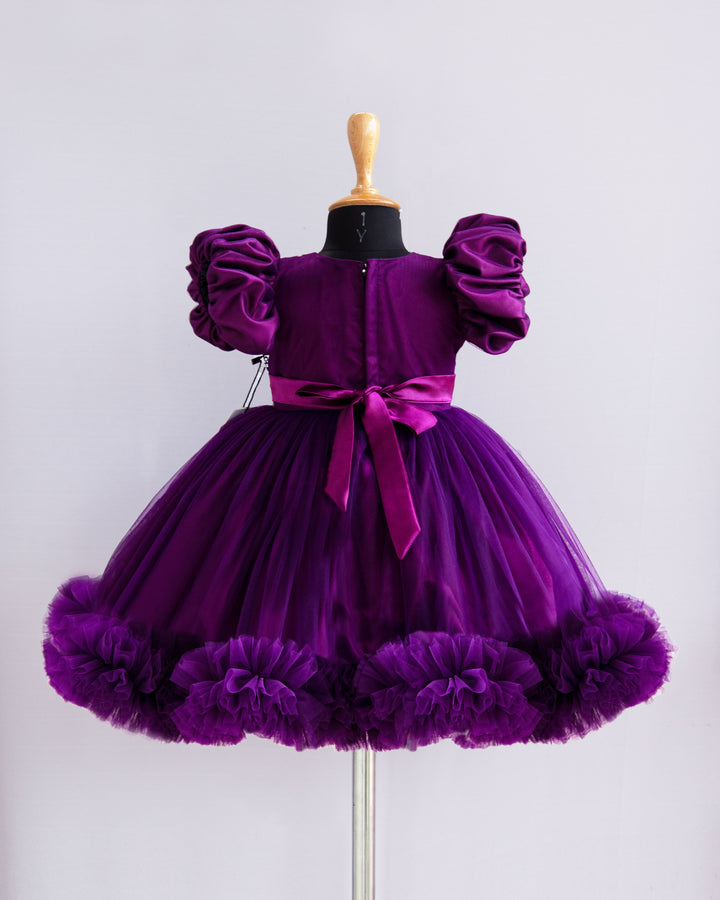 Heavy birthday partywear frock, 1 year birthday dresses online, partywear online india, best selling trending designs for kids, stanwells kids, handwork frocks, butterfly dresses for girls, buget buy kids dresses