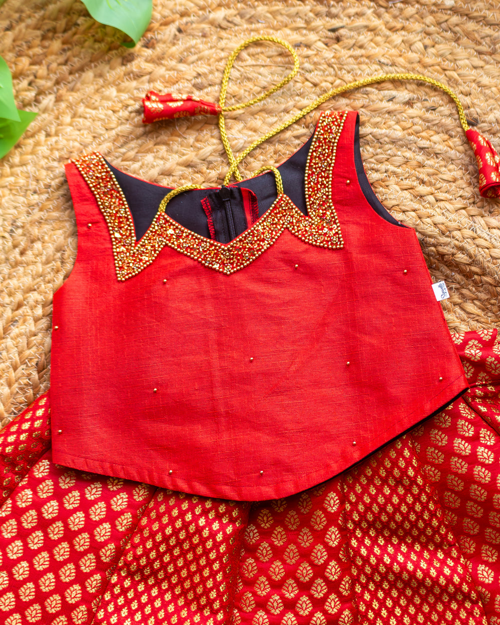 Red pure silk brocade lehenga choli baby girls birthday dress

Baby girls red silk lehenga choli ethnic partywear

Handcrafted red brocade lehenga set for baby girl

Traditional wedding lehenga choli for baby girls red

Premium baby girl birthday dress red lehenga choli

South Indian baby girl silk lehenga choli festive wear

Red brocade silk lehenga with handwork blouse baby girl

Baby girl designer lehenga choli red birthday party dress