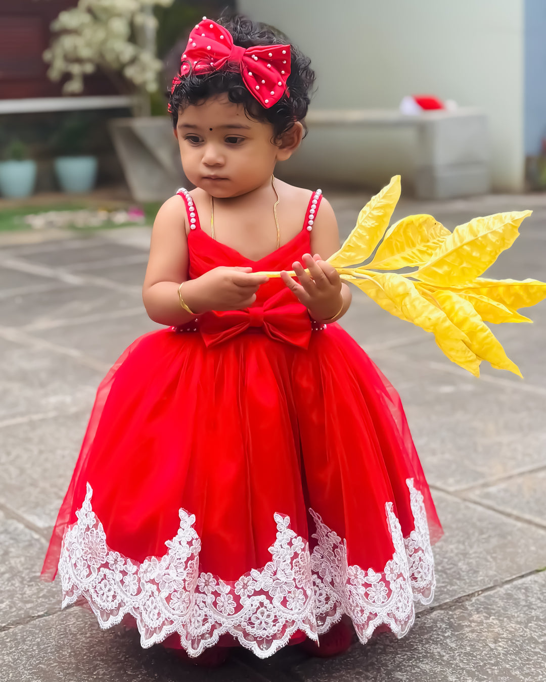 baby girls birthday dress, red Christmas frock, premium partywear dress, festive frock for kids, satin red frock for baby girls, Christmas outfit, toddler birthday outfit, girls partywear dress, designer kids frock