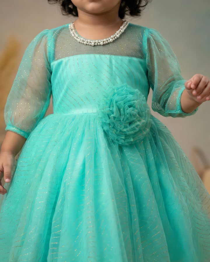 sea green glitter net birthday dress baby girl
baby girls party wear frock sea green
glitter net frock for baby girls birthday
stylish baby girl birthday dress sea green
kids party wear dress glitter net frock