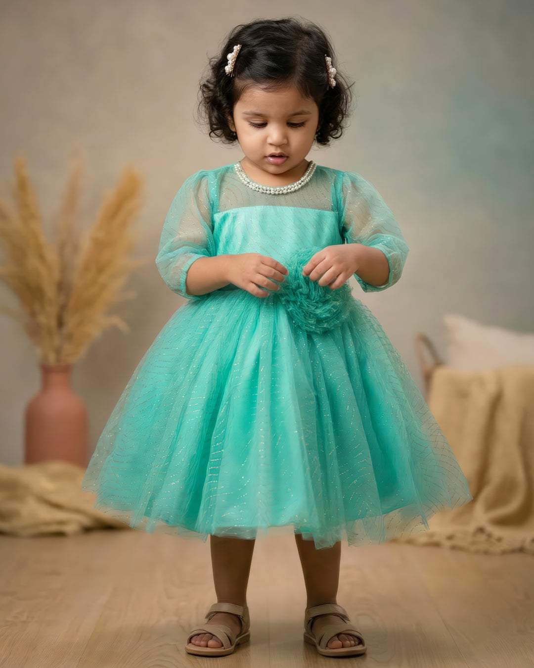 sea green glitter net birthday dress baby girl
baby girls party wear frock sea green
glitter net frock for baby girls birthday
stylish baby girl birthday dress sea green
kids party wear dress glitter net frock