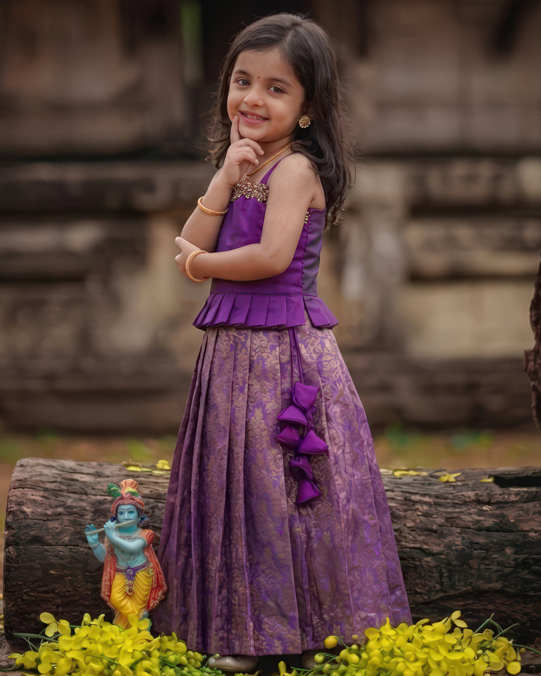 Baby girl purple silk lehenga birthday dress
Purple pattu dress for baby girl birthday outfit
Kids silk lehenga purple ethnic birthday wear
Baby girl festive purple lehenga pattu dress
Traditional silk lehenga for baby girl birthday
