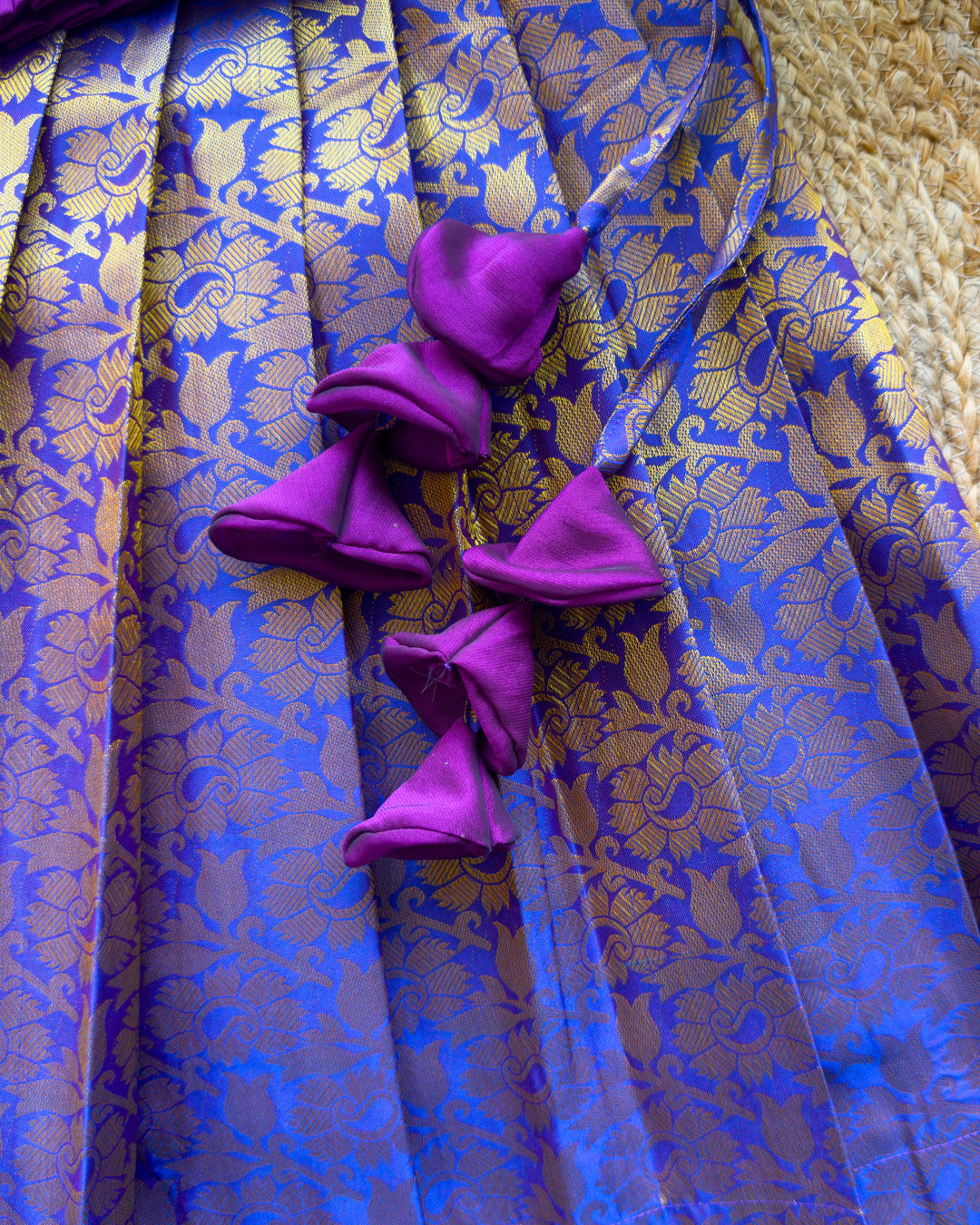 Baby girl purple silk lehenga birthday dress
Purple pattu dress for baby girl birthday outfit
Kids silk lehenga purple ethnic birthday wear
Baby girl festive purple lehenga pattu dress
Traditional silk lehenga for baby girl birthday