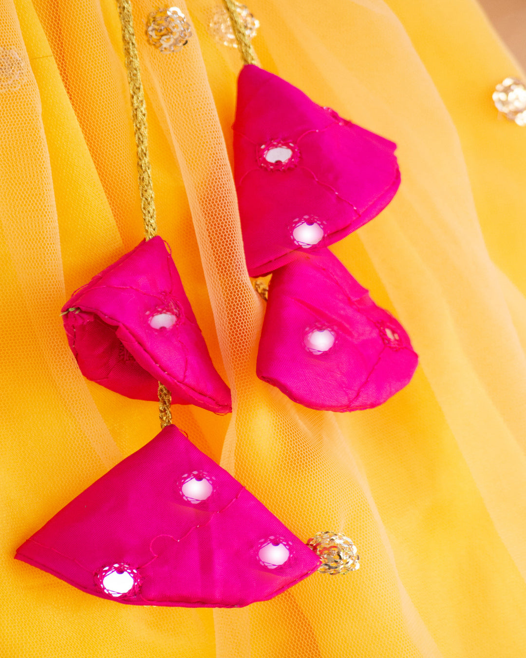 Yellow and magenta mirror work lehenga choli for baby girls

South Indian traditional birthday dress for girls

Mirror work festive wear lehenga choli

Baby girls ethnic partywear dress

Designer lehenga choli set for toddlers

Kids traditional outfit yellow magenta

Stanwells Kids festive birthday dress