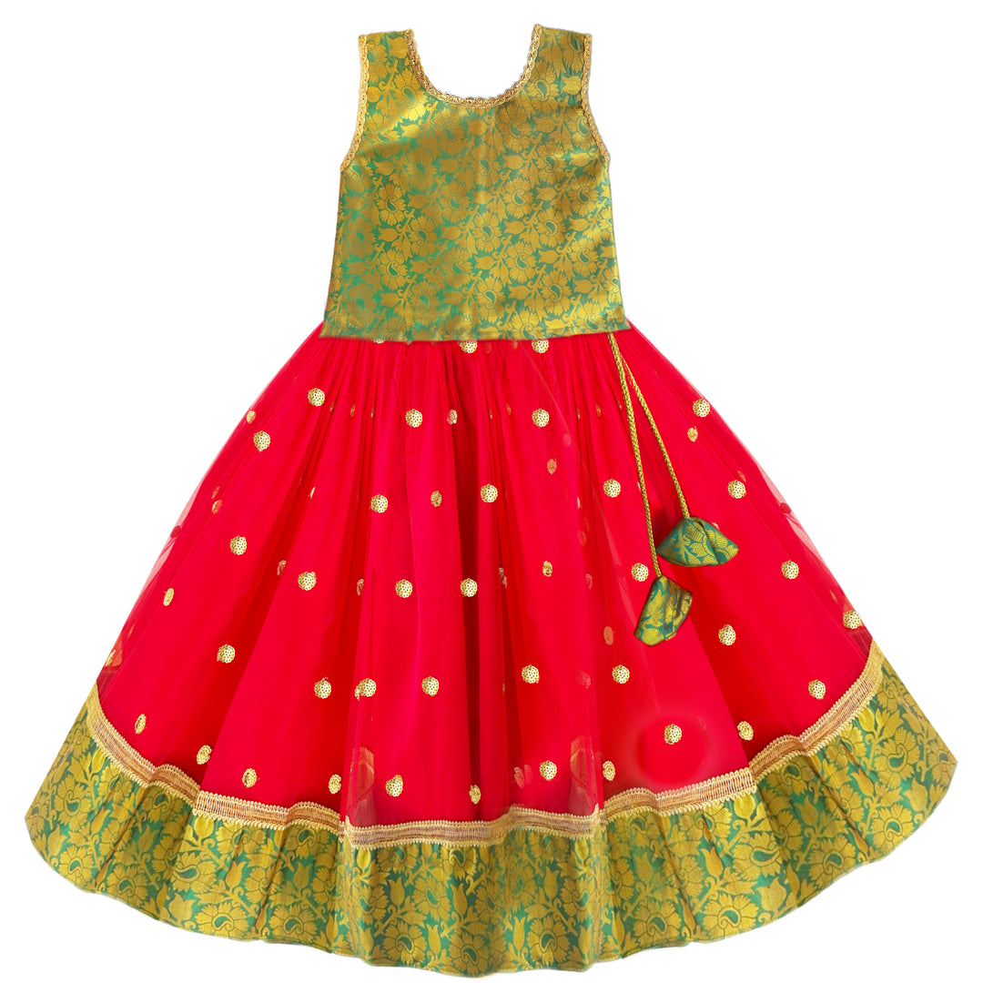 south indian kids lehenga choli set stanwells kids sequins green lehenga online for kids