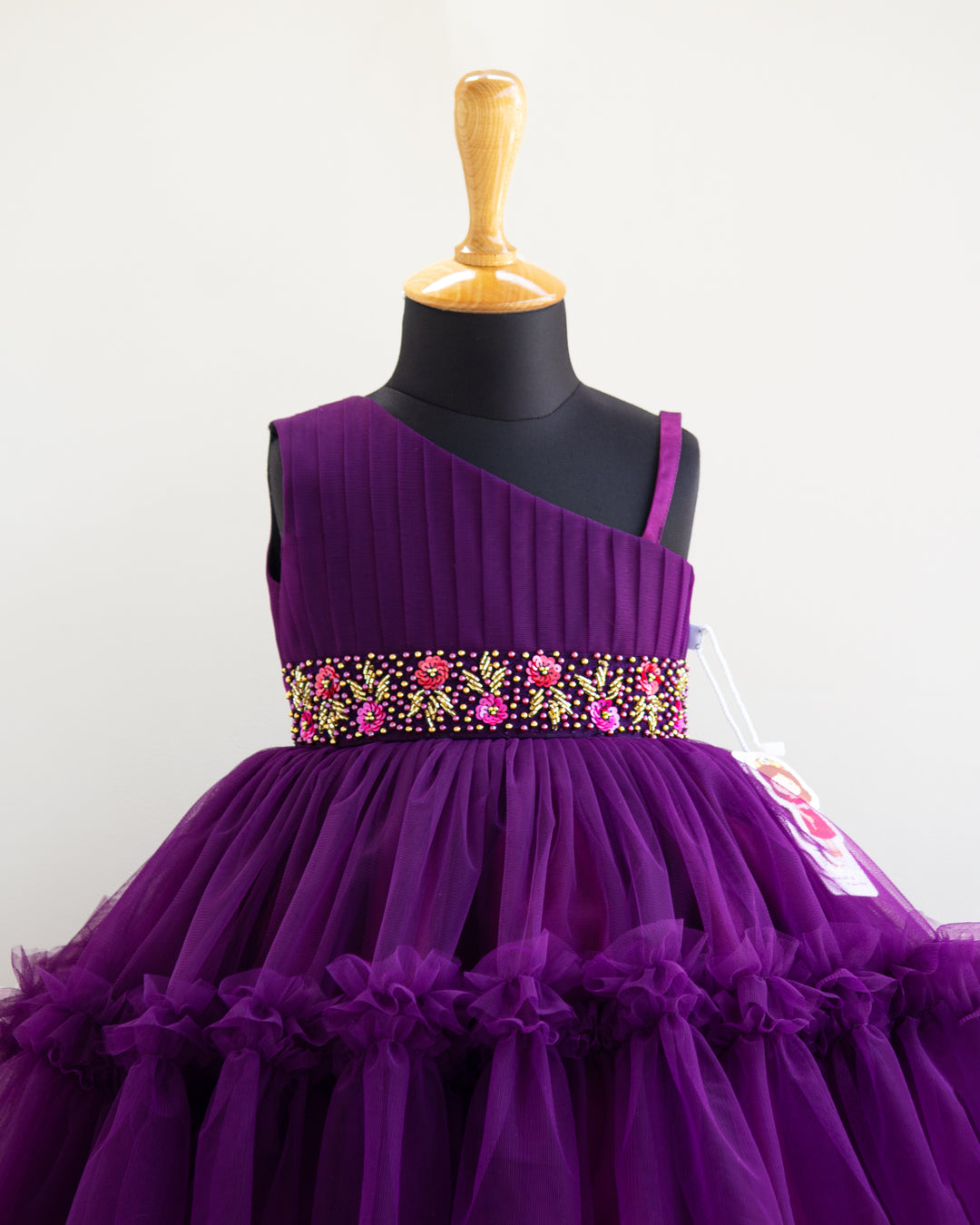 purple  birthday dresses kids | stanwells kids | liandli | nakshatra kids | offer dresses | discount on kids frocks | party perfect designs for kids 