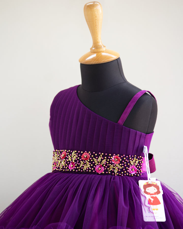 purple  birthday dresses kids | stanwells kids | liandli | nakshatra kids | offer dresses | discount on kids frocks | party perfect designs for kids 