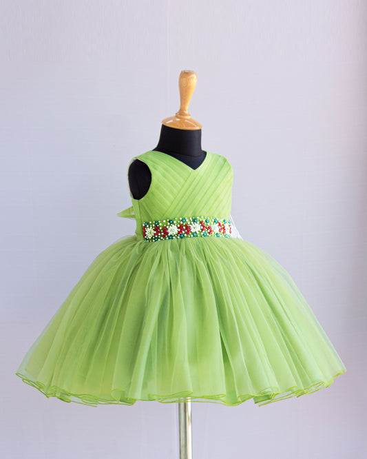 green colour birthday frocks baby girl stanwells kids